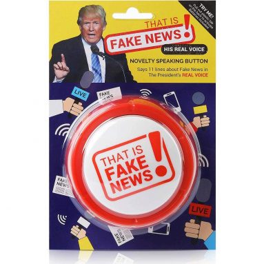 Donald Trump Fake News Button